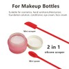 Makeup Spatula Tool Last Drop Spatula Jar Scraper Silicone Scraper