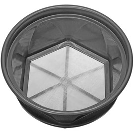 Sluice Fox 13 1/4 inch Gold Classifier Prospecting pan - Stainless Steel mesh sifting pan fits ATOP 5 Gallon Bucket; mealworm Strainer and Shark Tooth Sifter Black #70