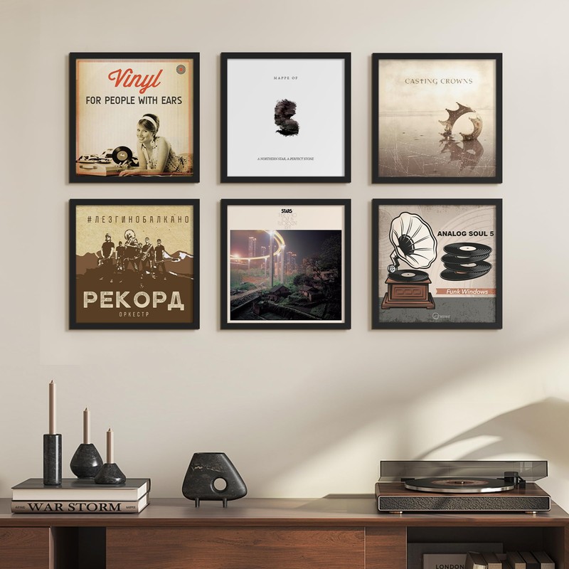 upsimples 12.5x12.5 Record Frame, Vinyl Frames for 12inch Album Cover,