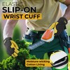 HandLandy Men's Leather Utility Gardening Gloves, Dexterity & Breathable Construction