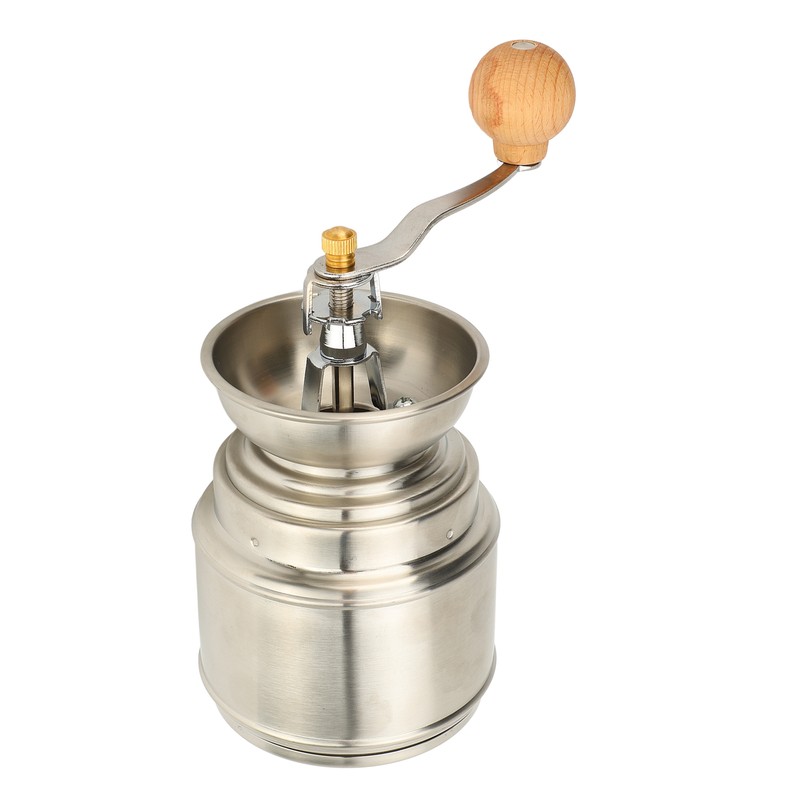 Manual Coffee Grinder Stainless Steel Solid Wood Hand Coffee Bean