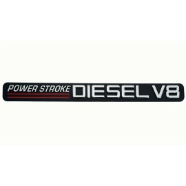 Wallsmart Store 1Pc For 1999-2004 POWERSTROKE DIESEL V8 Emblem  1C3Z-16720-AA(
