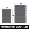 H.VERSAILTEX Waffle Bath Mat Super Absorbent Bathroom Mats Non Slip