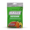 Halls Defense Vitamin C Drops Sugar Free Assorted Citrus -