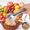 TF 9.5'' Stainless Steel Food Tongs, Silver, 6.5 x 24