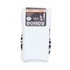 Bonds Women's Logo Cushioned Crew Socks, White (3 Pack), 8-11