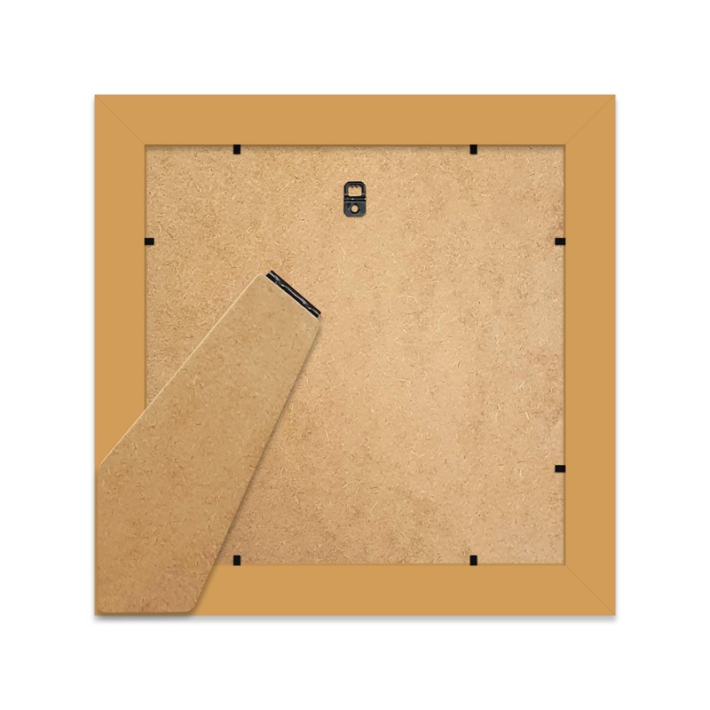 9x9 Champagne Silver Ornate Photo Frame With White Mat For