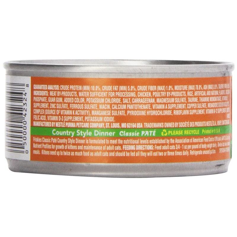 Friskies Cat Food Country Style Dinner, 5.5 oz