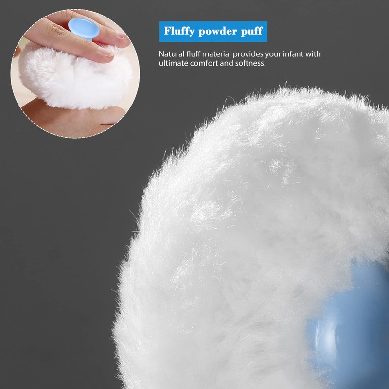 Kichvoe Powder Puff Container, Fluffy Powder, Puff Empty, Main Body,
