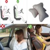 Vastsea Pack of 2 PU Leather Neck Cushion, Car Neck