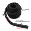 HTTMT- 1.5"/30ft Sports Exercise Training Battle Rope Strength Cardio Workout