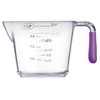 Colourworks Measuring Jug Set, 3-Piece Plastic Measuring Jug with 200,