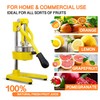 Gowintech Commercial Heavy Duty Cast Iron Hand Press Manual Orange