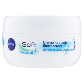 Nivea Soft Moisturising Cream Refreshing for Face, Body and Hands, 300 ml