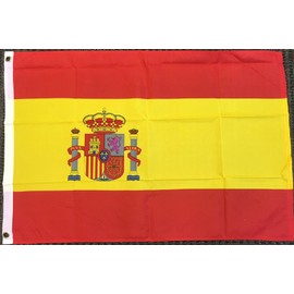 Flags Importer Spain 3x5ft Poly Flag, Multicolor