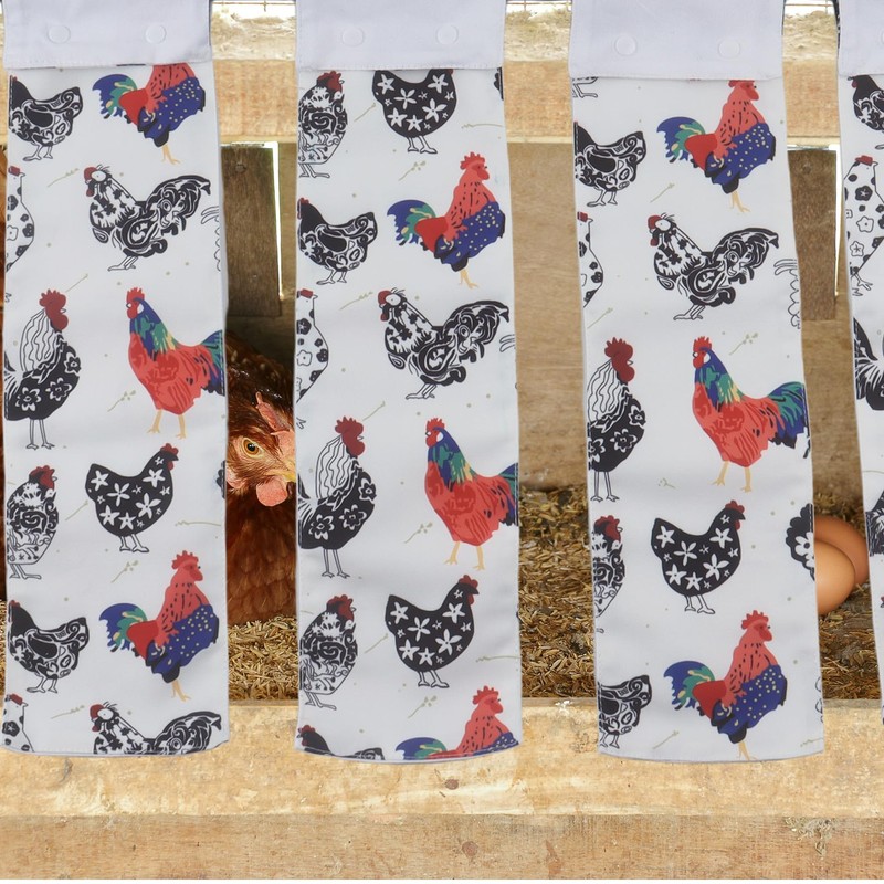 Klmnop 5 Pack Chicken Nest Box Curtains, Windproof Lightproof Curtain