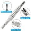 Unlorspy 4Pcs Versatile Sizes HSS Self Centering Drill Bit Set,1/4"
