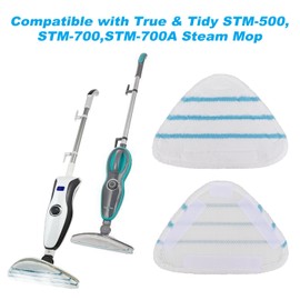 almohadillas para orejas de vapor triangulares para trapeador de vapor True & Tidy STM-500, STM-700, STM-700A, trapeador de vapor de microfibra para trapeador de vapor triangular, almohadilla de