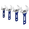 1 Piece Wide Opening Adjustable Wrench 5 inch with Short