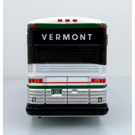 Iconic Replicas MCI D4000 Bus Vermont Transit 1/87 Scale-HO Scale 5" Long New in The Box Well Detailed Both Inside and Out Rare!