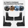Yldqcfu Mud Flaps for Toyota Prius 2010-2015,4-Piece Set No-Drill Splash
