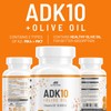 ALPHA RISE ADK 10 Vitamin Supplement + Olive Oil for