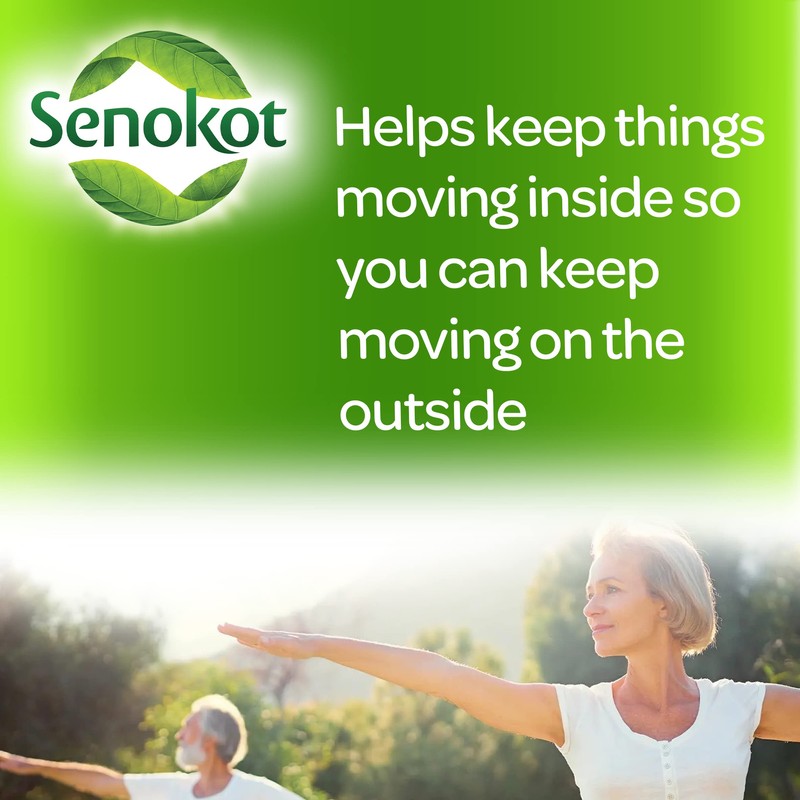 Senokot 7.5mg Tablets, Gentle Constipation Relief, Laxative, Adults, Natural Senna,