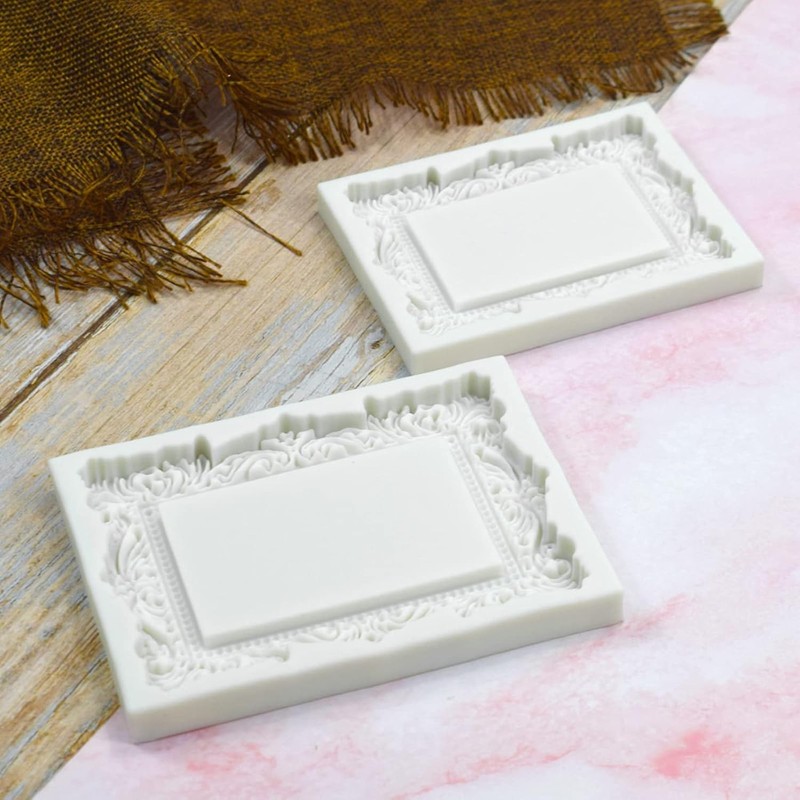 Molde de pastel 3D en relieve estilo marco – TTONGX