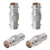 XRDS -RF SDI Connector 4PCS 75 Ohm BNC Adapter BNC