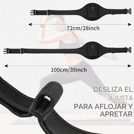 Cintur¨®n de Micr¨®fono con Correa Antica¨ªda, Bolsa de Transporte de Micr¨®fono de Neopreno Ri?onera con Cintur¨®n Absorbente de Sudor Ajustable (Neg