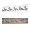 Fuxxer® 5 x Classic Double Hooks, Wardrobe Hooks, 70 x