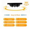 8 Pack Self Adhesive Caster Wheels - Low Profile Anti-Rust