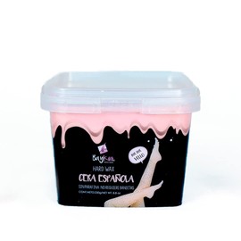 Baykini Cera Española para Depilar Aroma Cotton Candy | Tarro 250 g para Microondas | Cera Depiladora para Todo el Cuerpo, Cara y Zona Íntima | Piel Sensible | Resultados Profesionales en Casa