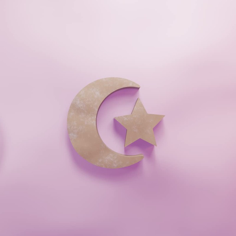 Moon and Star Cookie Cutter - 3 Sizes Ramadan Eid