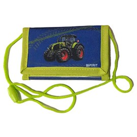 Unbekannt Tractor Neck Pouch, Children's Purse, Purse, black/grey, Classic