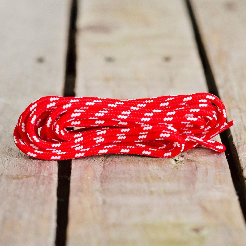 Lakeland Active Grasmoor Walking Boot Laces - Red-White - 180