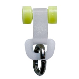 iroha Curtain, Back Insert, Curtain Runner, Roller Diameter Approx. 0.2 inches (6 mm), Compatible with C-Shape, Groove Width 0.26 inches (6.5 mm) (10)