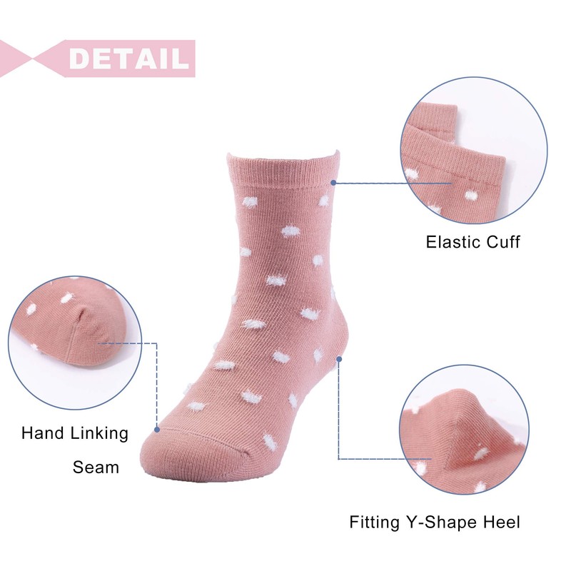 Gwenvenni Calcetines para niñas grandes y pequeños calcetines de algodón