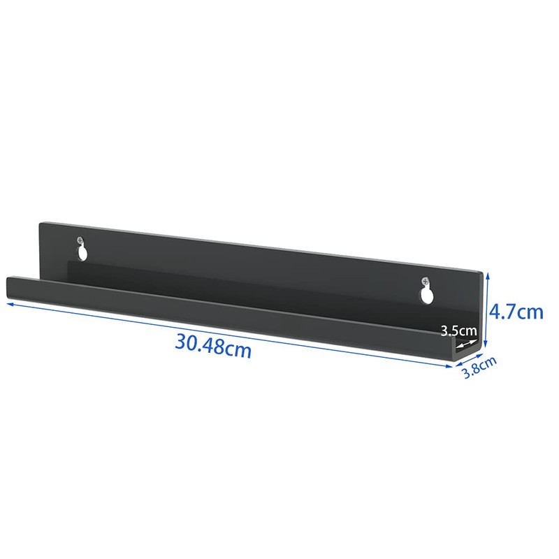 NIUBEE Acrylic Record Rack Wall Mount LP Album Cover Stand