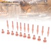 10 Pcs Plasma Cutting Electrode Nozzle Tip for SL60, SL100,