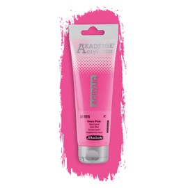 Schmincke - Akademie Acrylic Colour, Neon Pink in 120 ml Tube, 23855012, Fine Artist Acrylic Paint, Brilliant, Highly Lightfast and Cadmium-Free, for Acrylic Painting, Mixed Media