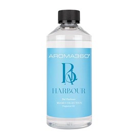 Aroma360 - Bal Harbor Fragrance Oil Blend - Luxury Aromatherapy Scent Diffuser Oil - Purple Freesia, Black Sage and Musk 16.9 fl oz, 500mL