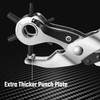 DURATECH Revolving Punch, Leather Hole Punch Tool, 8 Inch, 6