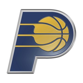 Fanmats 60432: Indiana Pacers Heavy Duty Aluminum Embossed Color Emblem