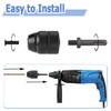 Mesee 2-13MM Keyless Drill Chuck with SDS Plus Adaptor, Professional