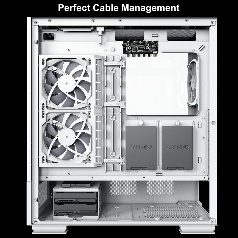 Montech Sky Two, Dual Tempered Glass, 4X PWM ARGB Fans