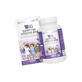 [굿소일] 칼슘 마그네슘 아연 비타민D 츄어블 120정 [Good Soil] Calcium Magnesium Zinc Vitamin D Chewable 120 Tablets