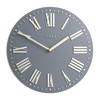 JONES CLOCKS Traditional 12" Premium Indoor Convex Wall Clock, The