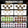 60 PCS MTG Dice Counters Keyword Counters Life Counter 1/+1