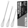 Walfos Mini Whisk,304 Stainless Steel Small Whisk, 5+7+10in Wisking Tool